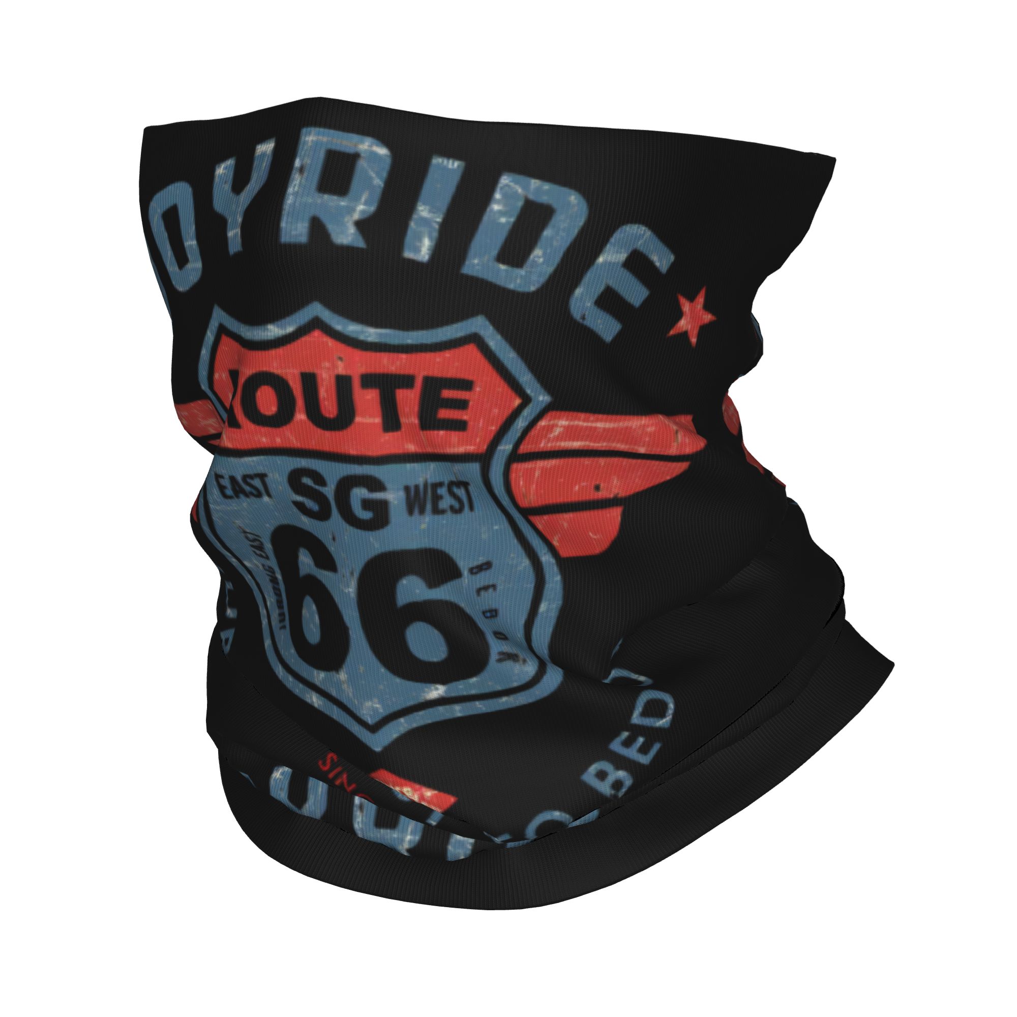 Neck Gaiter Fleece - 오토바이 라이드 루트 66 넥 게이터