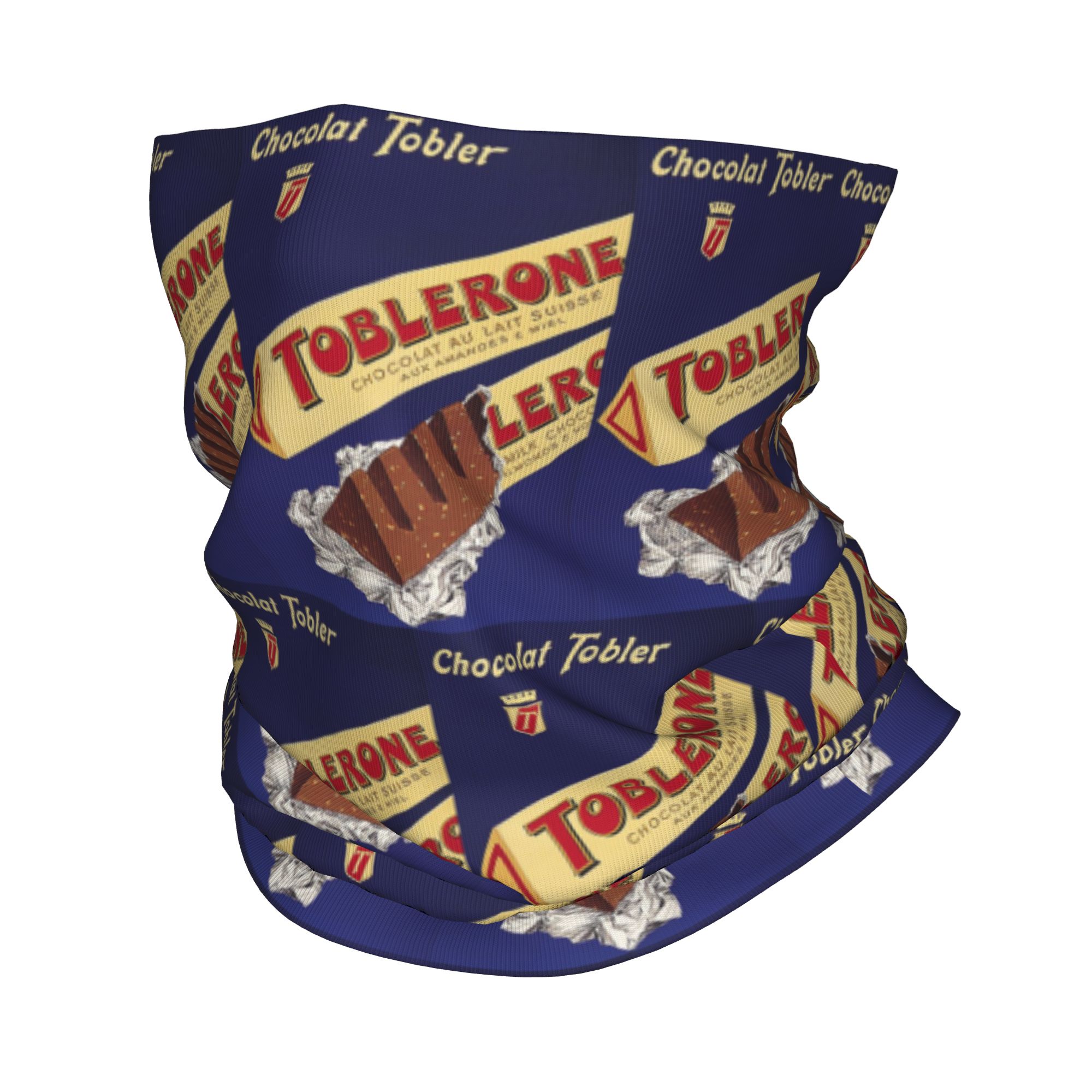 Neck Gaiter Fleece - 초콜릿 토블러 토블러론 1959 팀 프린트