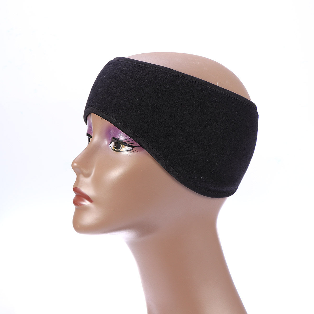 남녀공용 검은색 귀마개 헤어밴드, 플리스 소재, 보온성 - Fleece Ear Warmer Band 리뷰 및 가격