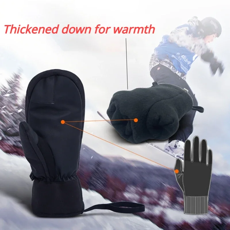 겨울 스키 장갑 방수 터치스크린 보온 두꺼운 스노우 장 - Touch Screen Gloves 리뷰 및 가격