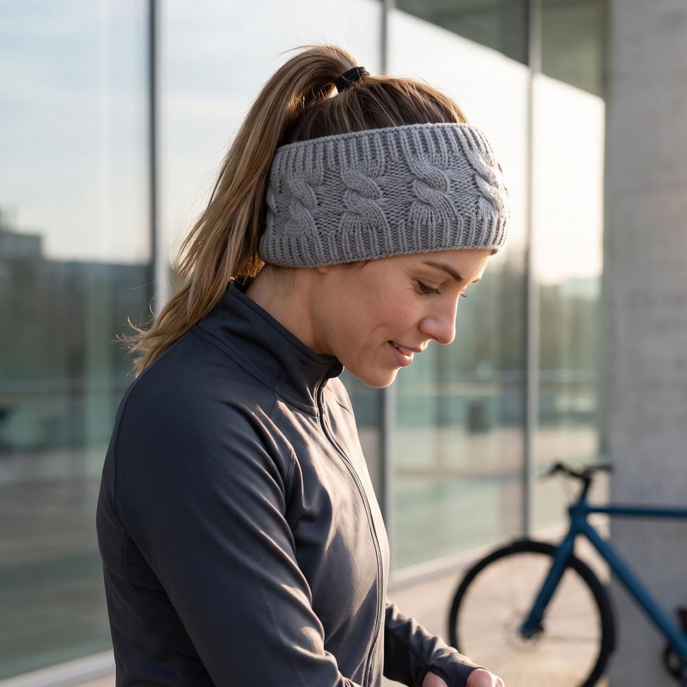 여성용 겨울 귀마개, 여성용 겨울 니트 헤어밴드, 플리 - Fleece Ear Warmer Band 리뷰 및 가격