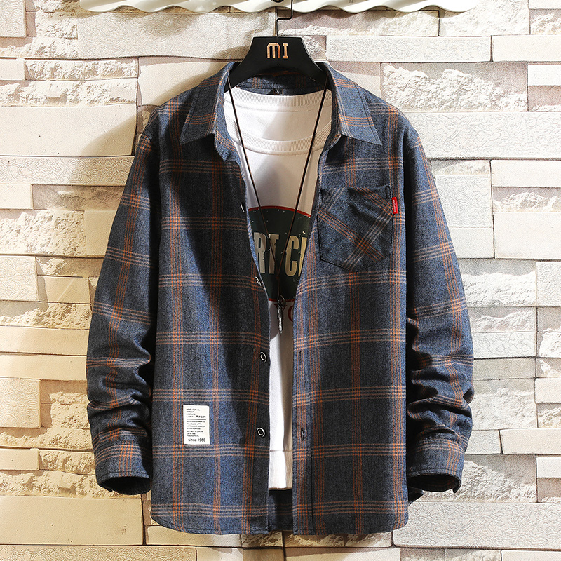 2027 여름 남성 체크 셔츠 버튼 포켓 캐주얼 패션  - Flannel Shirt Lined 리뷰 및 가격