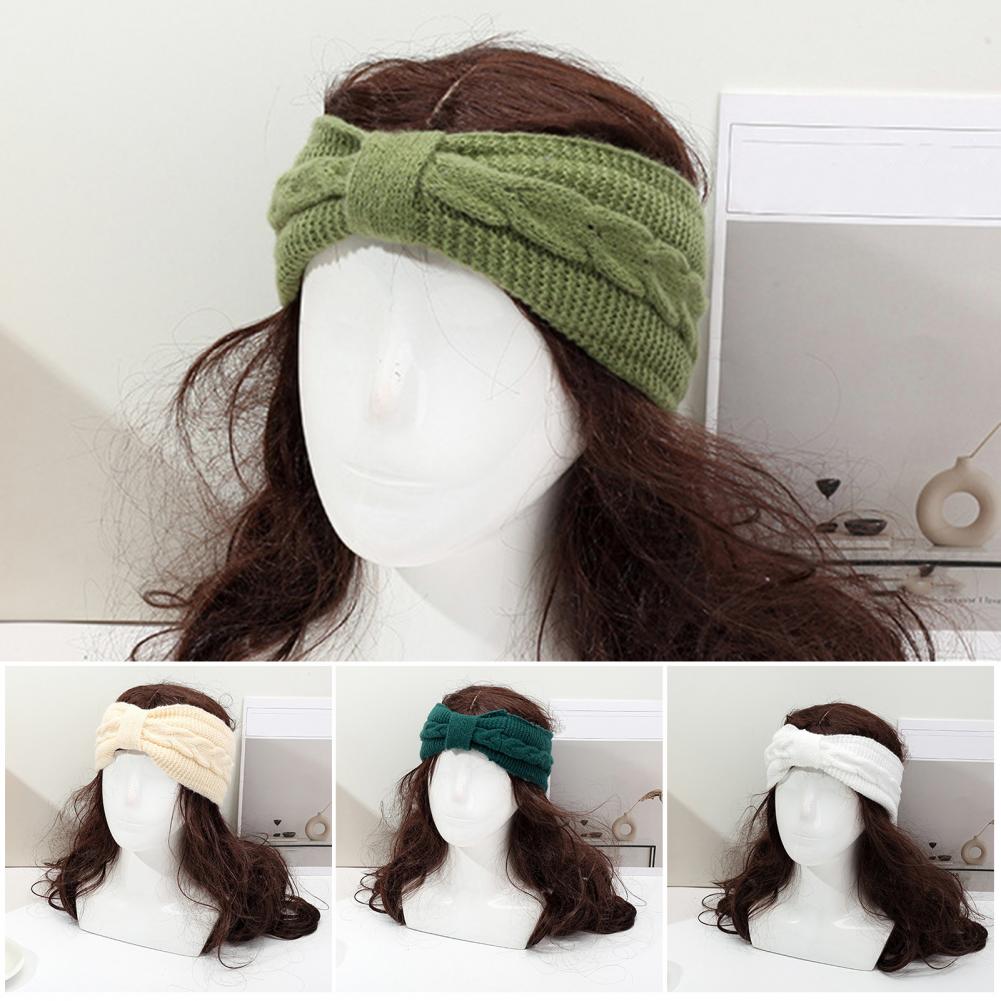 겨울 양털 안감 머리띠 솔리드 컬러 트위스트 질감 머리 - Fleece Ear Warmer Band 리뷰 및 가격