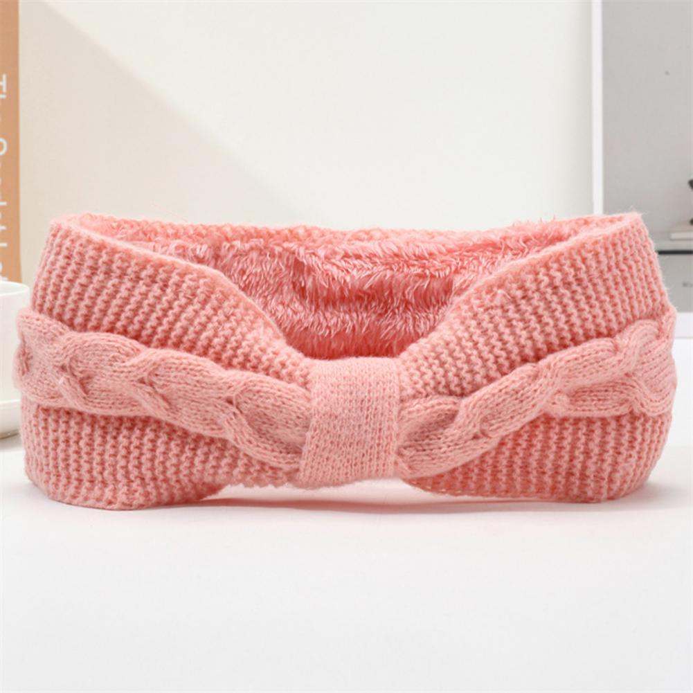 겨울 양털 안감 머리띠 솔리드 컬러 트위스트 질감 머리 - Fleece Ear Warmer Band 리뷰 및 가격