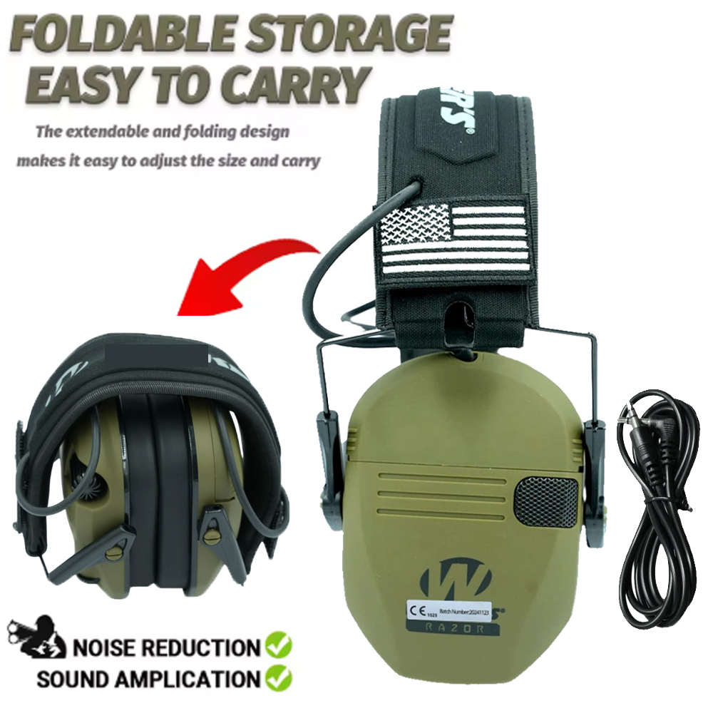 보호용 귀마개, 초박형 전자식 접이식 보관형 청력 보호 - Earmuffs Foldable 리뷰 및 가격