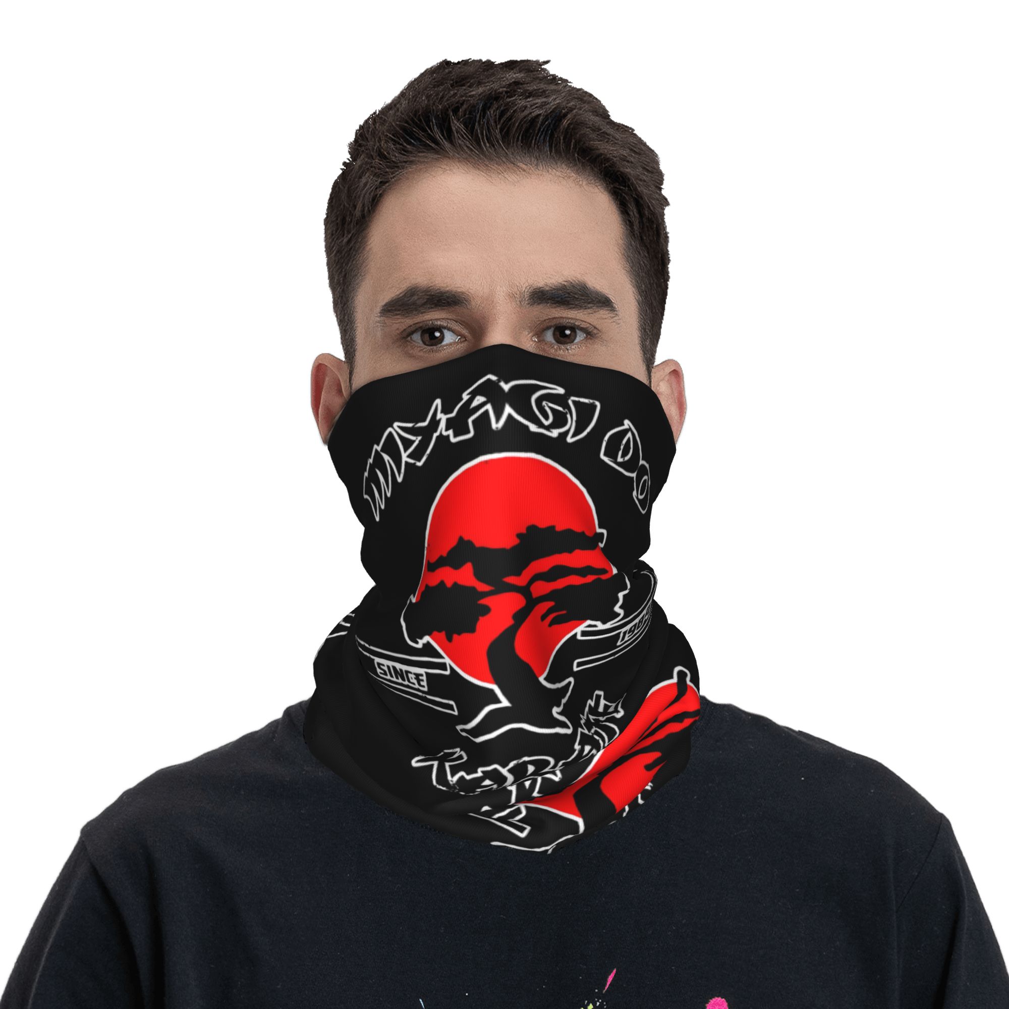 맞춤형 K-카라테 레트로 일본 프로그램 만화 넥 게이터 - Neck Gaiter Fleece 리뷰 및 가격