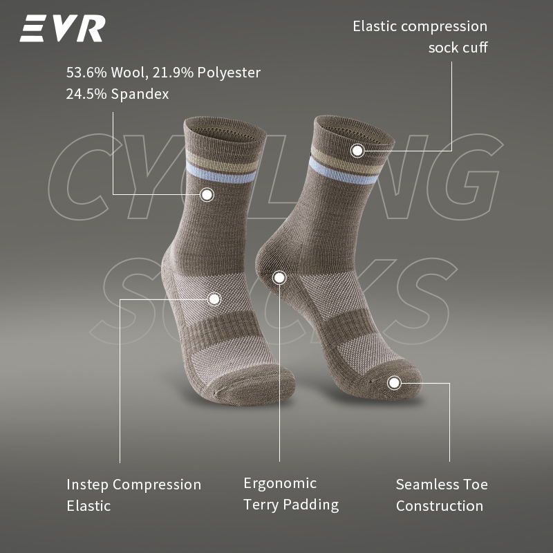 EVR 가을/겨울용 메리노 울 소재 사이클링 양말, 빠 - Thermal Sock Wool 리뷰 및 가격