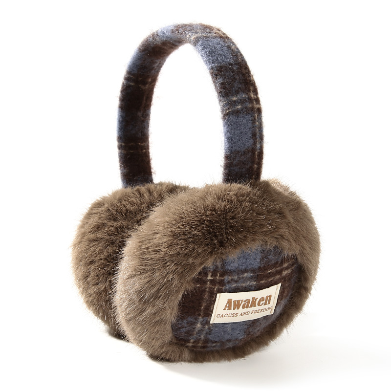 겨울용 따뜻한 접이식 귀마개 체크무늬 퍼 두꺼운 귀 보 - Earmuffs Foldable 리뷰 및 가격